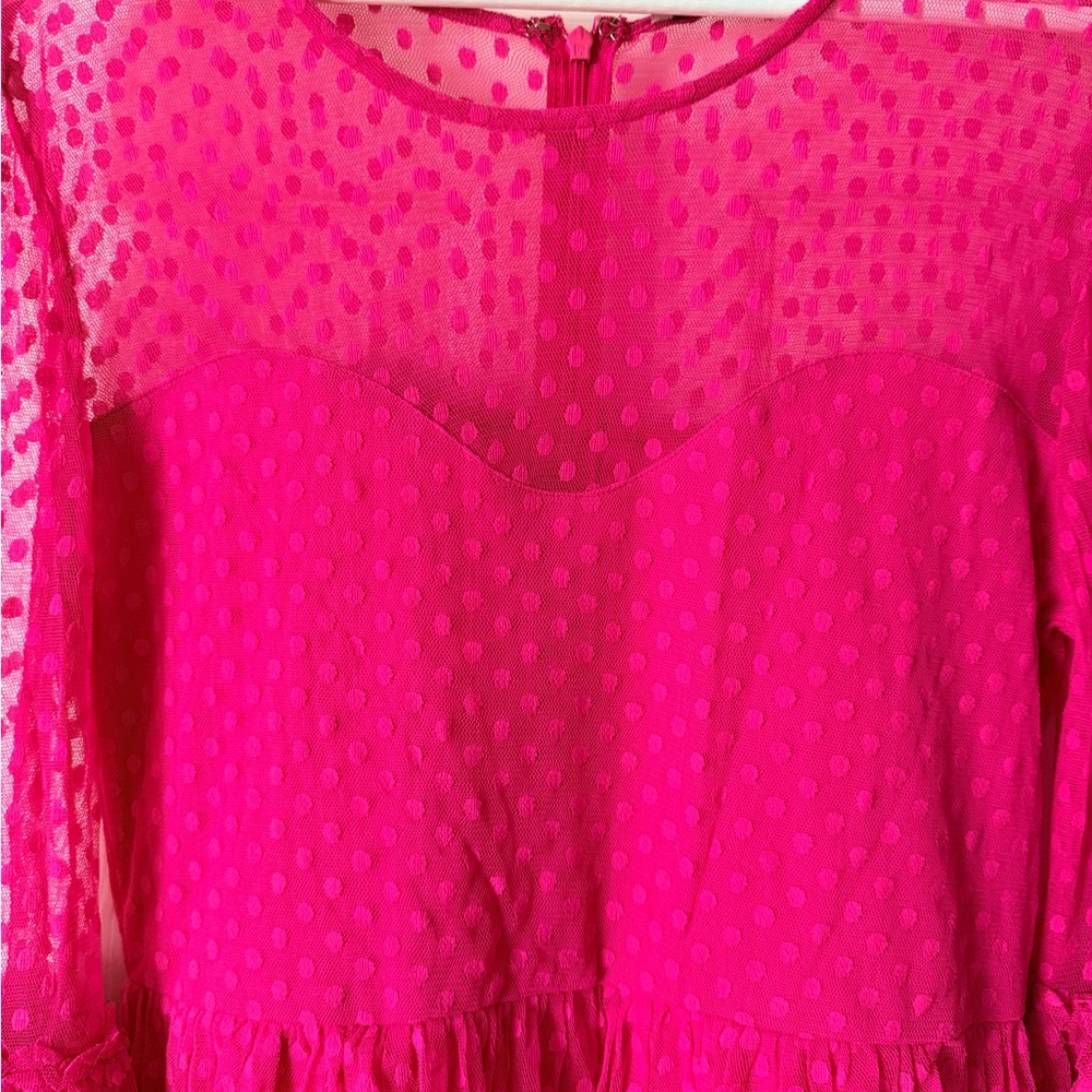 Lace & Beads Ruffle Dress - Picture 3 of 7